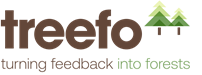 Treefo logo - Turning feedback into trees - high res